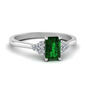 Emerald Cut Diamond Rings Australia